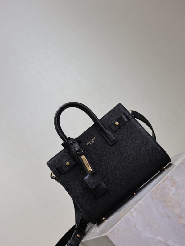 imgHD_f8c0bdc9_20250424_i1745484397316_9330_0_1_jpg YSL 25S SAC DE JOUR 22 IN BLACK SUPPLE GRAINED CALFSKIN GOLD HARDWRE