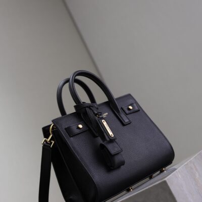 imgHD_f8c0bdc9_20250424_i1745484397338_4507_0_4_jpg YSL 25S SAC DE JOUR 22 IN BLACK SUPPLE GRAINED CALFSKIN GOLD HARDWRE