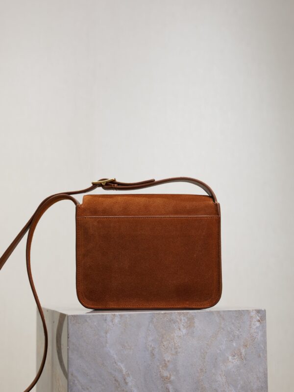 imgHD_f8c0bdc9_20250621_i1750488205842_699_0_8_jpg YSL 25S NIKI SATCHEL 22 IN DARK CARAMEL SUEDE GOLD HARDWRE
