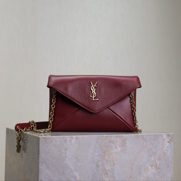 imgHD_f8c0bdc9_20250701_i1751349624923_2318_0_0_jpg YSL 25S CALYPSO MINI 19 IN BURGUNDY CALFSKIN GOLD HARDWRE