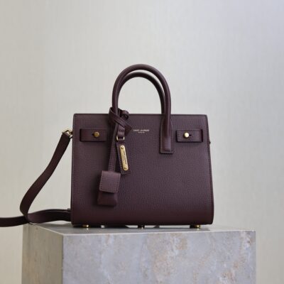 imgHD_f8c0bdc9_20250817_i1755417451024_3275_0_0_jpg_21a79dd5-55f4-457d-913f-1e7318a34019 YSL 25S SAC DE JOUR 22 IN ROUGE CABERNET SUPPLE GRAINED CALFSKIN