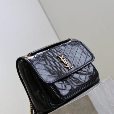 imgHD_f8c0bdc9_20250821_i1755763507206_4413_0_2_jpg YSL 25S NIKI GM BAG 32 IN BLACK GLOSSY CALFSKIN GOLD HARDWRE