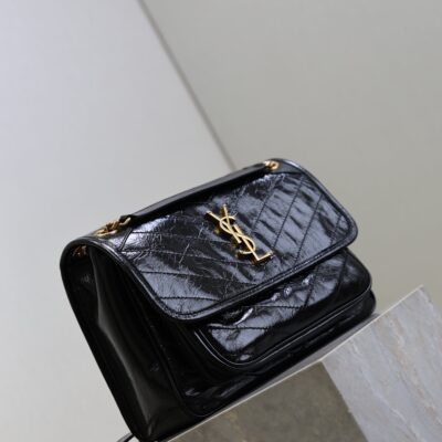 imgHD_f8c0bdc9_20250821_i1755764051573_2054_0_2_jpg YSL 25S NIKI MM BAG 28 IN BLACK GLOSSY CALFSKIN GOLD HARDWRE