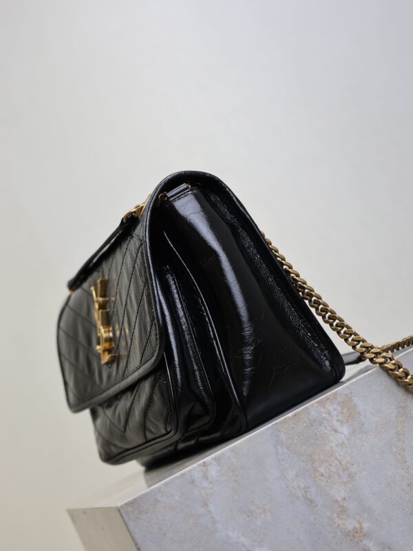 imgHD_f8c0bdc9_20250821_i1755764054302_3541_0_3_jpg YSL 25S NIKI MM BAG 28 IN BLACK GLOSSY CALFSKIN GOLD HARDWRE