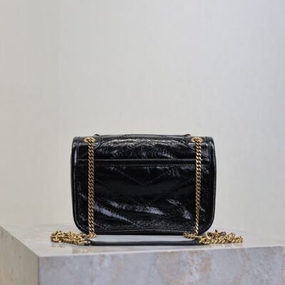 imgHD_f8c0bdc9_20250821_i1755764657071_1499_0_8_jpg YSL 25S NIKI BAG 18 IN BLACK GLOSSY CALFSKIN GOLD HARDWRE