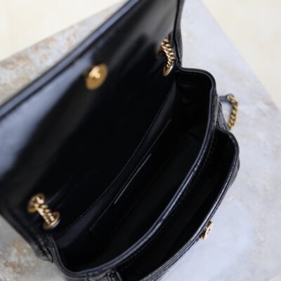 imgHD_f8c0bdc9_20250821_i1755764657083_7008_0_7_jpg YSL 25S NIKI BAG 18 IN BLACK GLOSSY CALFSKIN GOLD HARDWRE