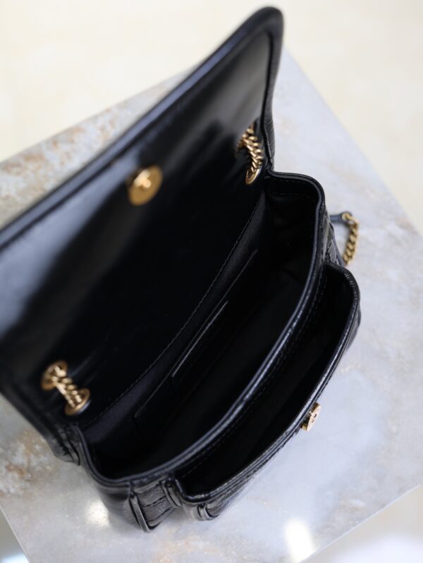 imgHD_f8c0bdc9_20250821_i1755764657083_7008_0_7_jpg YSL 25S NIKI BAG 18 IN BLACK GLOSSY CALFSKIN GOLD HARDWRE