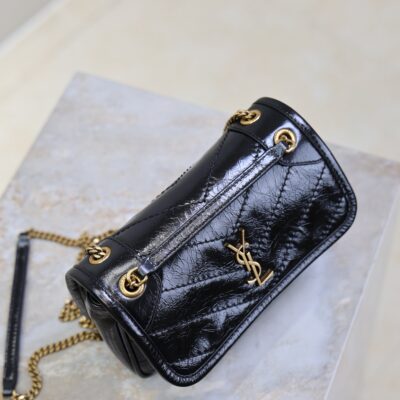 imgHD_f8c0bdc9_20250821_i1755764657280_3658_0_4_jpg YSL 25S NIKI BAG 18 IN BLACK GLOSSY CALFSKIN GOLD HARDWRE