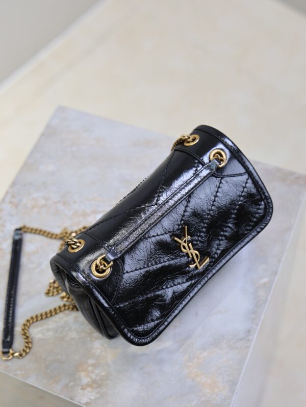 imgHD_f8c0bdc9_20250821_i1755764657280_3658_0_4_jpg YSL 25S NIKI BAG 18 IN BLACK GLOSSY CALFSKIN GOLD HARDWRE