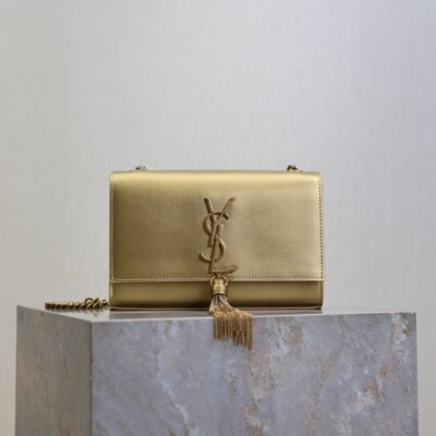 imgHD_f8c0bdc9_20250821_i1755766938255_8437_0_0_jpg YSL 25S KATE TASSEL 20 IN GOLD METALLIC CALFSKIN GOLD HARDWRE