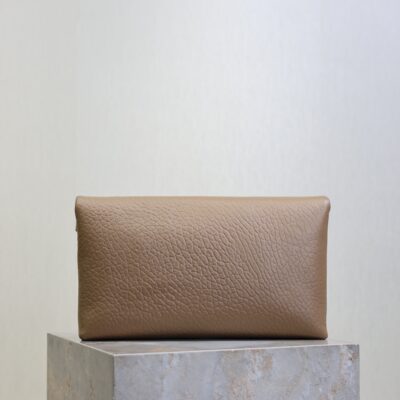 imgHD_f8c0bdc9_20250821_i1755767328683_9922_0_8_jpg YSL 25S CASSANDRE LARGE ENVELOPE POUCH 29 IN DARK TAUPE CALFSKIN GOLD HARDWRE