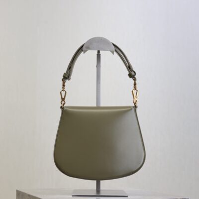 YSL 25S MINI VOLTAIRE 21 IN DEEP MUSK CALFSKIN SAINT LAURENT GOLD HARDWARE