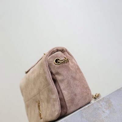imgHD_f8c0bdc9_20250822_i1755851823473_7373_0_3_jpg YSL 25S JAMIE 4.3 MINI 20 IN DUSTY ROSE BEIGE SUEDE GOLD HARDWRE