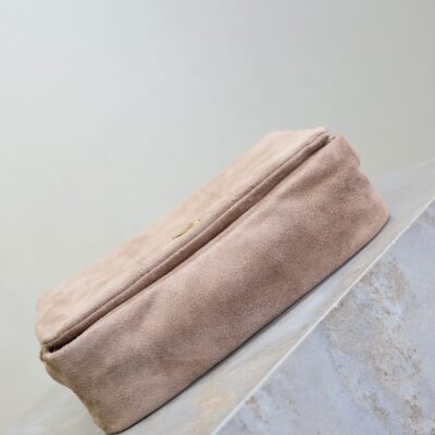 imgHD_f8c0bdc9_20250822_i1755851823474_6217_0_5_jpg YSL 25S JAMIE 4.3 MINI 20 IN DUSTY ROSE BEIGE SUEDE GOLD HARDWRE