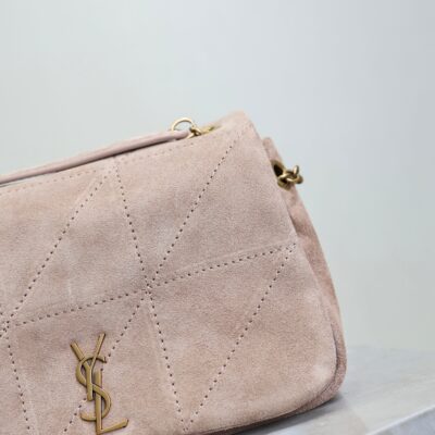 imgHD_f8c0bdc9_20250822_i1755851824920_2261_0_4_jpg YSL 25S JAMIE 4.3 MINI 20 IN DUSTY ROSE BEIGE SUEDE GOLD HARDWRE