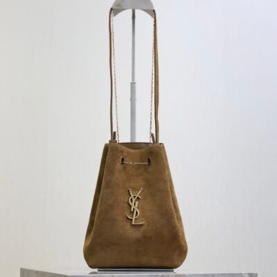 imgHD_f8c0bdc9_20250822_i1755853700550_3751_0_0_jpg YSL 25S POCHON BAG 24 IN CARAMEL COGNAC SUEDE GOLD HARDWRE