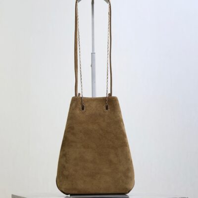 imgHD_f8c0bdc9_20250822_i1755853700551_6114_0_6_jpg YSL 25S POCHON BAG 24 IN CARAMEL COGNAC SUEDE GOLD HARDWRE