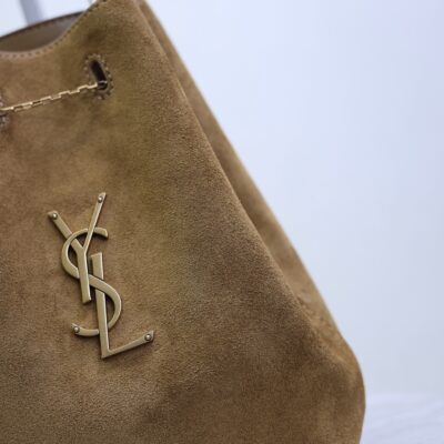 imgHD_f8c0bdc9_20250822_i1755853700558_2843_0_3_jpg YSL 25S POCHON BAG 24 IN CARAMEL COGNAC SUEDE GOLD HARDWRE