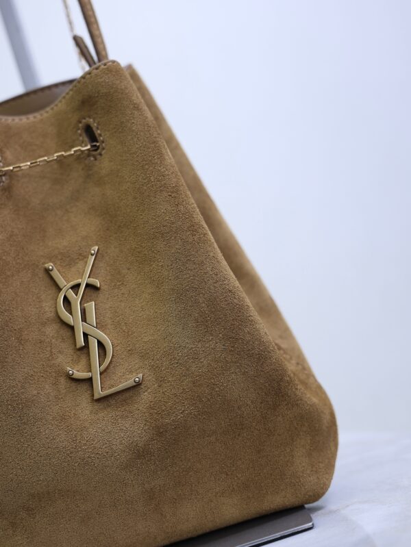imgHD_f8c0bdc9_20250822_i1755853700558_2843_0_3_jpg YSL 25S POCHON BAG 24 IN CARAMEL COGNAC SUEDE GOLD HARDWRE