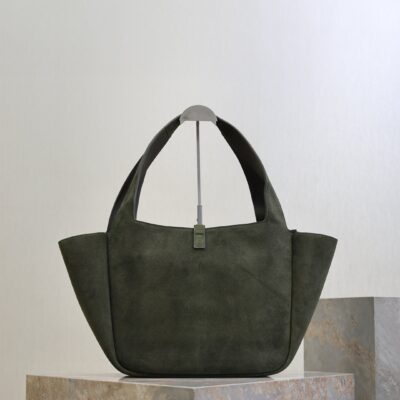 imgHD_f8c0bdc9_20250903_i1756883486182_1079_0_6_jpg YSL 25S LE 5 À 7 BEA 50 IN DARK OLIVE SUEDE GOLD HARDWRE