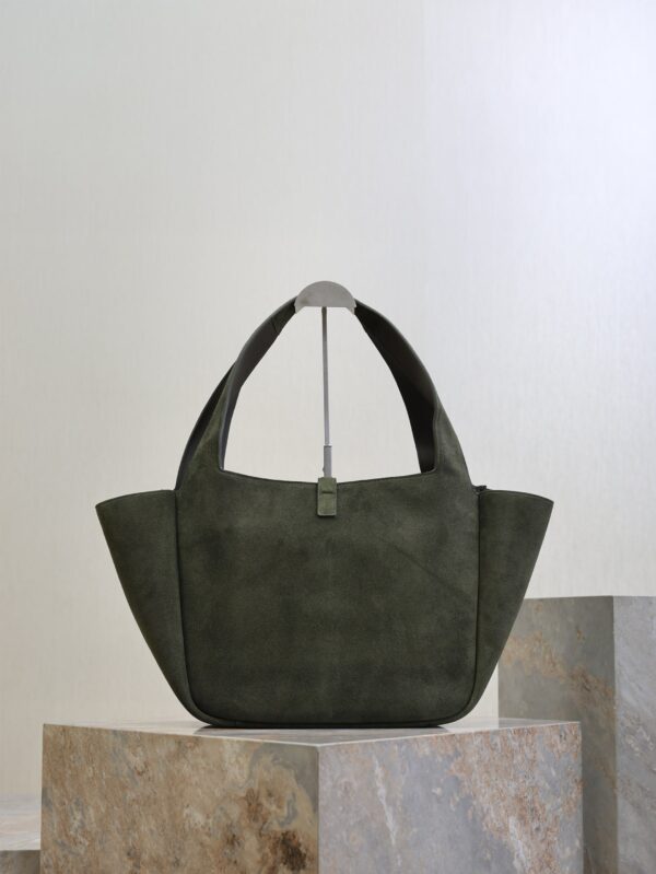 imgHD_f8c0bdc9_20250903_i1756883486182_1079_0_6_jpg YSL 25S LE 5 À 7 BEA 50 IN DARK OLIVE SUEDE GOLD HARDWRE