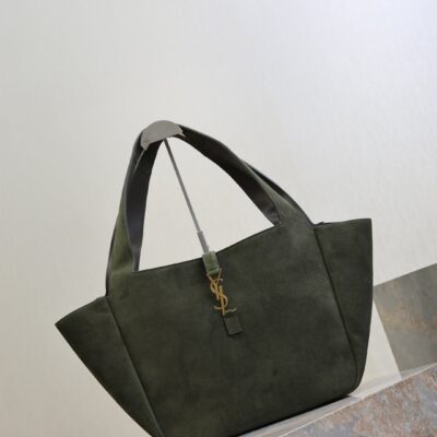 imgHD_f8c0bdc9_20250903_i1756883488365_657_0_1_jpg YSL 25S LE 5 À 7 BEA 50 IN DARK OLIVE SUEDE GOLD HARDWRE