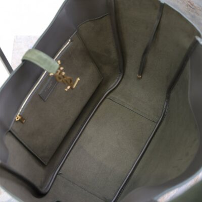 imgHD_f8c0bdc9_20250903_i1756883488394_4016_0_5_jpg YSL 25S LE 5 À 7 BEA 50 IN DARK OLIVE SUEDE GOLD HARDWRE