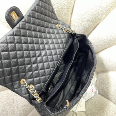 img_0a644df0_20241116_i1731763528_8939_3_jpg CHANEL 26S FLAP BAG 46 IN BLACK CAVIAR CALFSKIN WITH GOLD HARDWARE