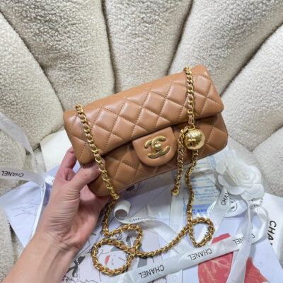 img_0a644df0_20241130_i1732944478_6790_2_jpg CHANEL 26S FLAP BAG 20 IN BROWN LAMBSKIN