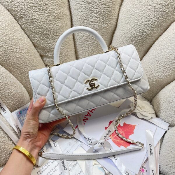img_0a644df0_20260426_i1777184749456_7851_0_1_jpg CHANEL 26S COCO HANDLE BAG 32 IN WHITE CAVIAR CALFSKIN GOLD HARDWARE