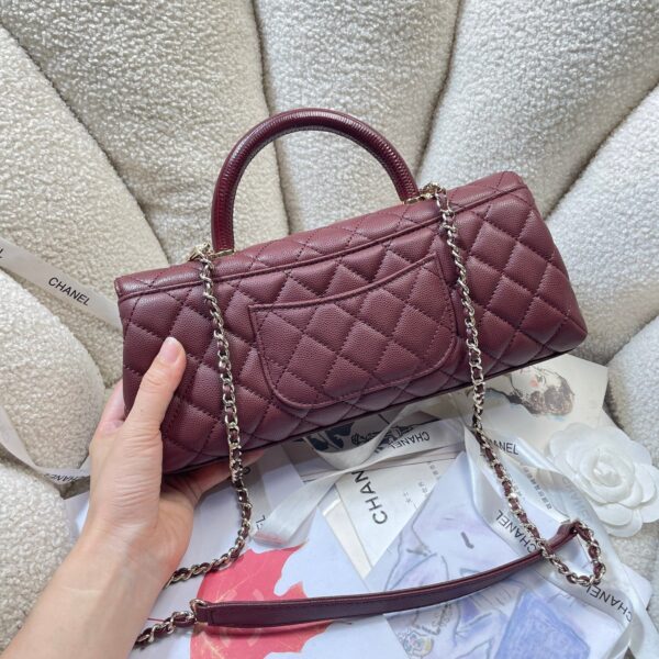 img_0a644df0_20260519_i1779188195814_2405_0_3_jpg CHANEL 26S COCO HANDLE BAG 32 IN DARK RED CAVIAR CALFSKIN GOLD HARDWARE