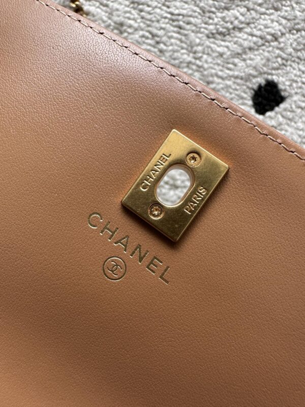 img_0b9f920c_20251121_i1763695669_1316_3_jpg CHANEL 25S CLASSIC WALLET ON CHAIN 19 IN BROWN LAMBSKIN WITH GOLD HARDWARE
