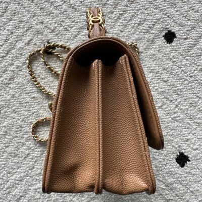 img_0b9f920c_20251121_i1763695669_5092_6_jpg CHANEL 25S CLASSIC WALLET ON CHAIN 19 IN BROWN LAMBSKIN WITH GOLD HARDWARE