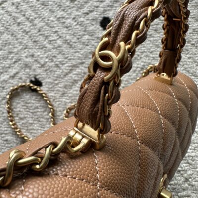 img_0b9f920c_20251121_i1763695669_8523_7_jpg CHANEL 25S CLASSIC WALLET ON CHAIN 19 IN BROWN LAMBSKIN WITH GOLD HARDWARE
