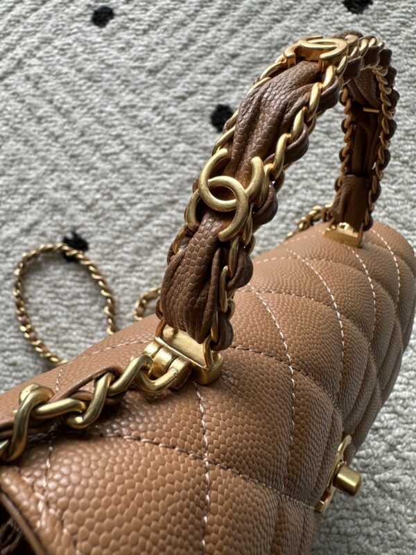 img_0b9f920c_20251121_i1763695669_8523_7_jpg CHANEL 25S CLASSIC WALLET ON CHAIN 19 IN BROWN LAMBSKIN WITH GOLD HARDWARE