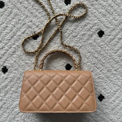 img_0b9f920c_20251121_i1763695669_9928_5_jpg CHANEL 25S CLASSIC WALLET ON CHAIN 19 IN BROWN LAMBSKIN WITH GOLD HARDWARE