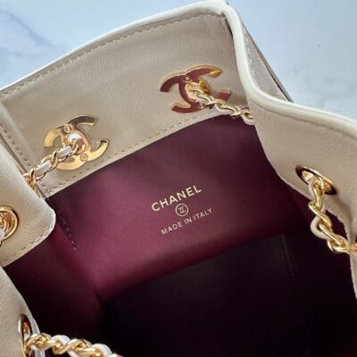 img_0b9f920c_20260622_i1782107171328_3063_0_8_jpg CHANEL 26S MINI BUCKET BAG 18 IN BEIGE QUILTED CALFSKIN GOLD HARDWARE