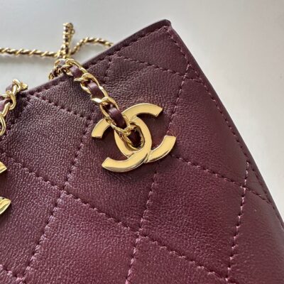 img_0b9f920c_20260622_i1782107187553_5604_0_2_jpg CHANEL 26S MINI BUCKET BAG 18 IN BURGUNDY RED QUILTED CALFSKIN GOLD HARDWARE