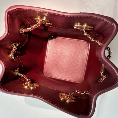 img_0b9f920c_20260622_i1782107188148_1127_0_6_jpg CHANEL 26S MINI BUCKET BAG 18 IN BURGUNDY RED QUILTED CALFSKIN GOLD HARDWARE