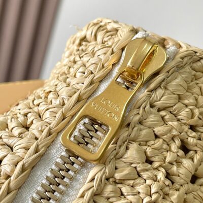 img_1578ca1d_20240730_a1722277733231_6431_jpg KEEPALL BANDOULIÈRE 25 IN BEIGE CROCHETED RAFFIA AND CALFSKIN TRIM