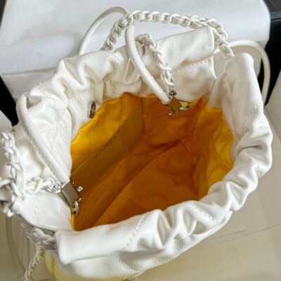 img_19e73950_20240525_i1716646909_5035_7_jpg CC HOBO MINI 20CM YELLOW WHITE LAMBSKIN