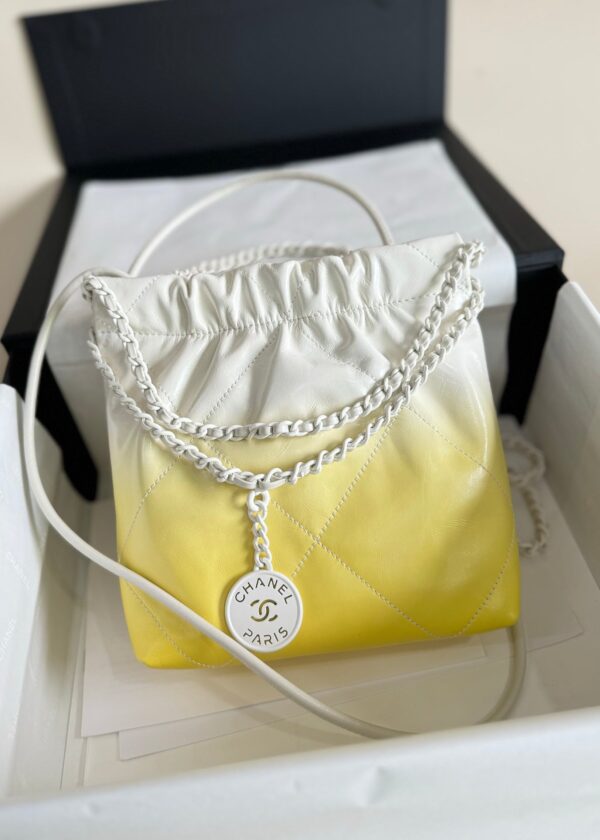 img_19e73950_20240525_i1716646909_6348_8_jpg CC HOBO MINI 20CM YELLOW WHITE LAMBSKIN