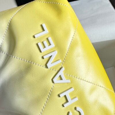 img_19e73950_20240525_i1716646909_7550_0_jpg CC HOBO MINI 20CM YELLOW WHITE LAMBSKIN