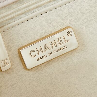 CHANEL 25S FLAP BAG 20 IN LIGHT PINK MIX BLACK SEQUINS
