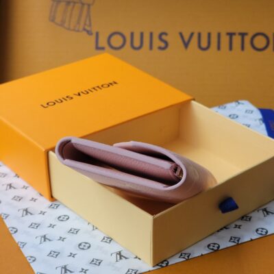 VICTORINE WALLET 12 IN LIGHT PINK MONOGRAM EMPREINTE CALFSKIN