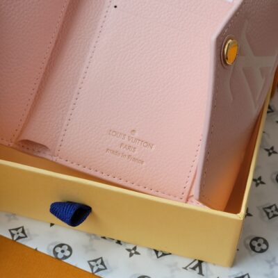 VICTORINE WALLET 12 IN LIGHT PINK MONOGRAM EMPREINTE CALFSKIN