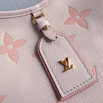 CARRYALL PM 29 LIGHT PINK MONOGRAM GRAINED COWHIDE LEATHER