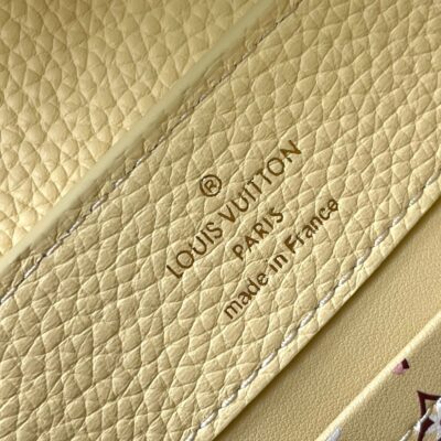 img_460b6f34_20241002_a1727828728461_8083_jpg CAPUCINES EAST-WEST MINI 22 IN BANANA YELLOW TAURILLON GOLD HARDWARE