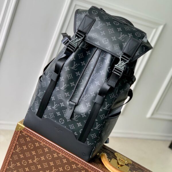 GETAWAY BACKPACK 50 IN BLACK MONOGRAM ECLIPSE CANVAS AND CALFSKIN