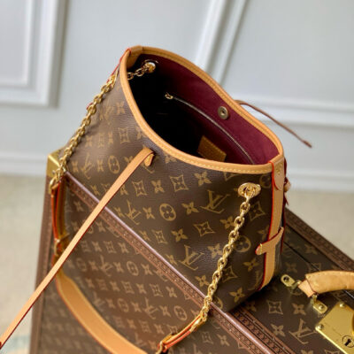 img_508bc504_20250113_i1736778807289_8439_0_7_jpg CARRYALL BB BAG 26 IN BROWN MONOGRAM COATED CANVAS AND CALFSKIN GOLD HARDWARE